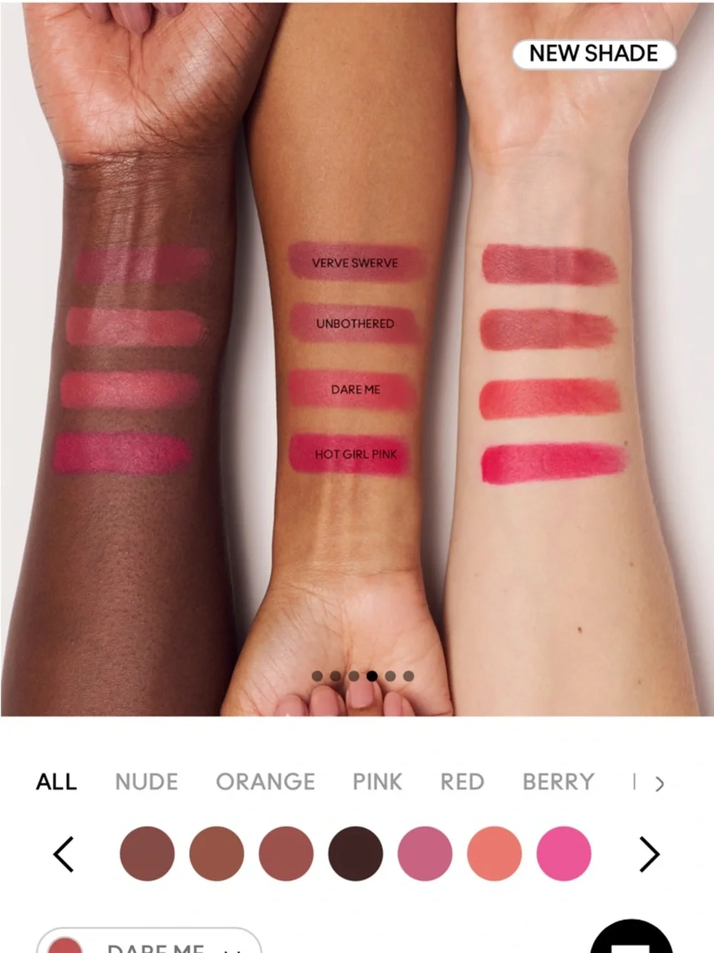 MAC Cosmetics Matte Lipstick - Deep Peachy Coral (Dare Me) *NWT - Picture 8 of 8